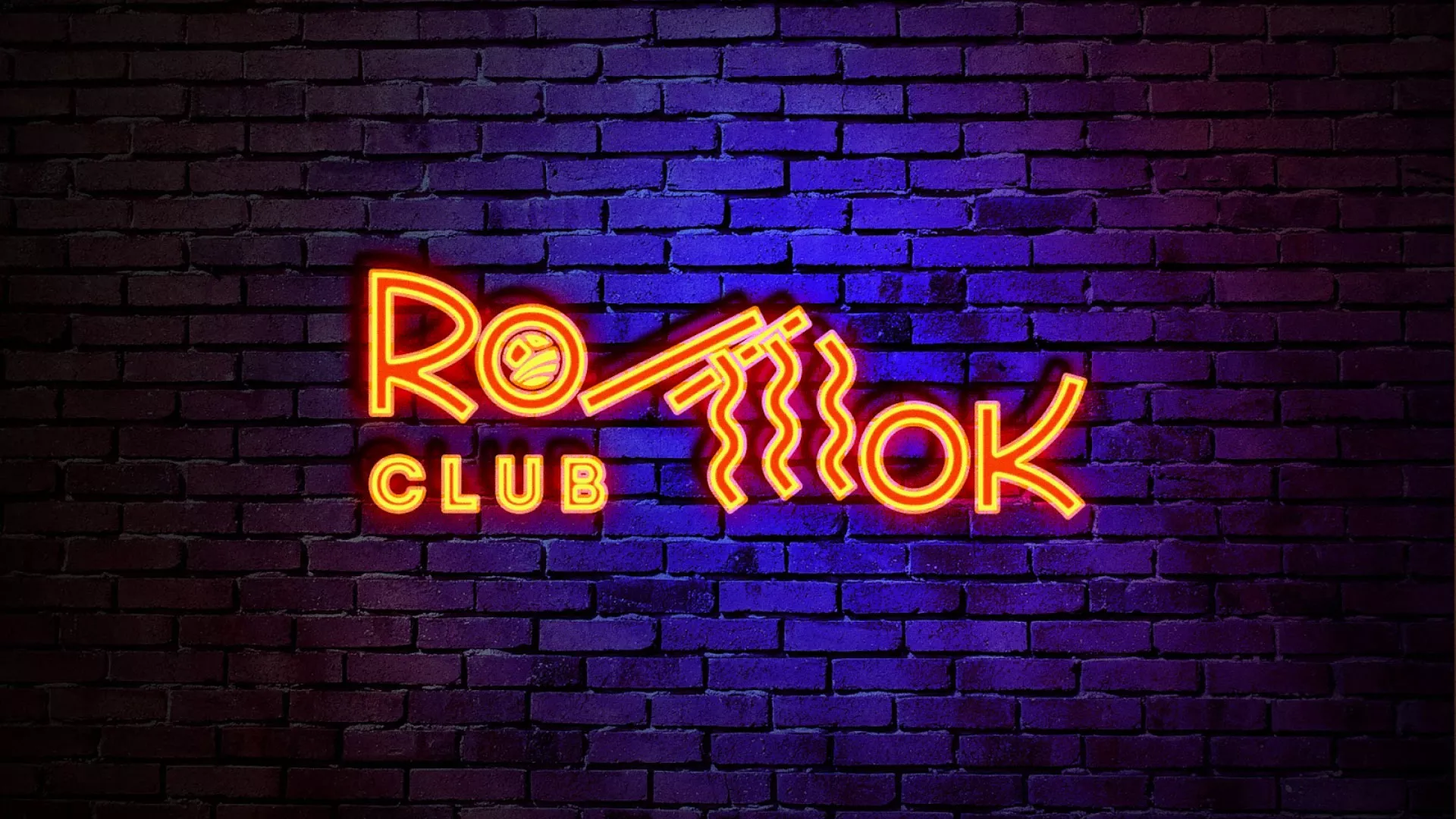 Разработка интерьерной вывески суши-бара «Roll Wok Club» в Нерчинске